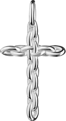 Produktbild von Kreuz Anhänger 925 Silber Kettenglieder Damen und Herren