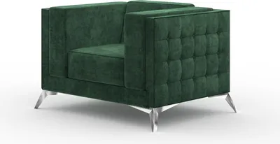 Produktbild von Chesterfield Sessel 1 Sitzer Couchen Polster Neu Fernseh Sofa Textil Stoff Couch