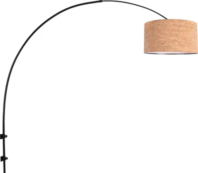 Immagine prodotto di Steinhauer - lampada da parete - Sparkled Light - naturale nero - metallo tessile - lampada ad arco - E27 - 4343ZW