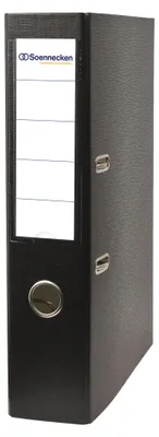 Produktbild von Soennecken Ordner 3370 DIN A4 70mm PP schwarz