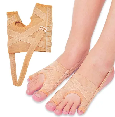 Produktbild von Hallux Valgus Korrektur Socken weich & atmungsaktiv, Zehenrichter zur täglichen Fußpflege, angenehm im Alltag & Zuhause tragbar-S