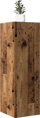 Produktbild von Hochwertigen Möbel TV-Schränke 2er Set Altholz-Optik 30,5x30x90 cm Holzwerkstoff - Fernsehtisch TV-Schränke - 535049