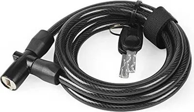 Immagine prodotto di XLC serratura a spirale 180cm Ø8mm nero minPoliuretano10