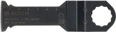 Image de Lame de scie plongeante BIM SAIZ 32 ALB Wood and Metal 70 x 32 mm Bosch