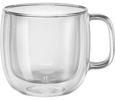 Zdjęcie produktu dla Zwilling - Zestaw dwóch szklanek do cappuccino z uchwytem Sorrento - 450 ml