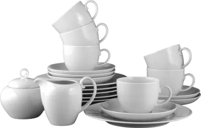 Produktbild von Seltmann Weiden Rondo/Liane Weiß Kaffeeservice 20-teilig