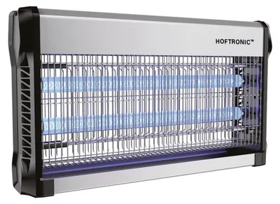 Image de HOFTRONIC - Lampe anti-moustiques LED 13W 3500 V 100 m² IP20 Noir/argent
