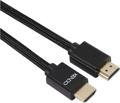Produktbild von KENDO HDMI 4K  Kabel, Farbe:Schwarz