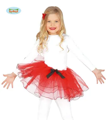 Produktbild von roter Tütü Tutu Tüll Rock für Mädchen