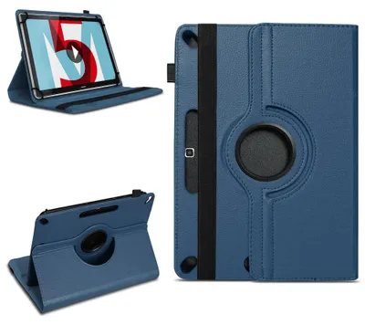 Produktbild von Tablet Tasche Huawei MediaPad T5 10.1 Hülle Schutzhülle Case Cover 360° DrehbarFarben:Blau