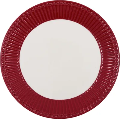 Produktbild von Greengate Alice Frühstücksteller claret red 23 cm