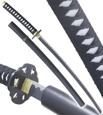 Produktbild von Schwarzes Kleeblatt Katana Yami Sukehiro Säbel Dämonenzerstörer Replik-Schwert