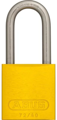 Produktbild von ABUS Vorhangschloss Aluminium 72/40HB40 gelb B/EFSPP