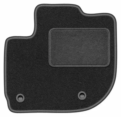 Image de Tapis conducteur en moquette pour Honda Jazz V 2020- (hybride) – 1 pièce, gris graphite, sur mesure – Wielganizator LUX