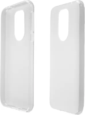 Produktbild von caseroxx Schutz-Hülle TPU-Hülle kompatibel mit Emporia Smart 5, Gummi Handy Tasche weiß-transparent