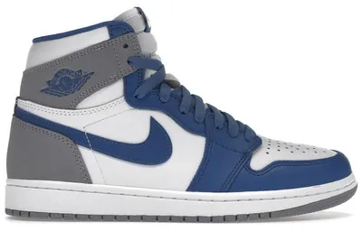 Image de Jordan 1 Retro High OG True Blue - Taille européenne 38,5