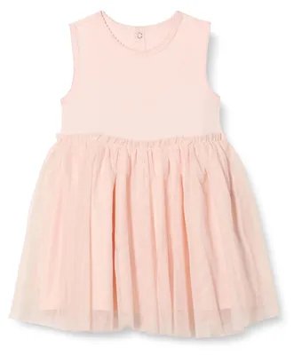 Immagine prodotto di A. Vestito senza maniche a balze, color rosa chiaro, taglia 3 anni, marca Essentials, per bambine