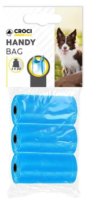 Image de Sacs à déjections canines Croci C9020309 avec poignées
