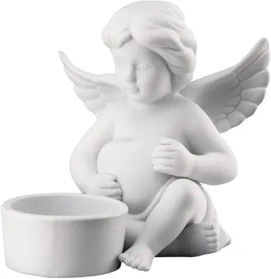 Imagen del producto de Rosenthal Engel mit Herz Engel / Tischlicht Weiss matt 69193-000102-90097