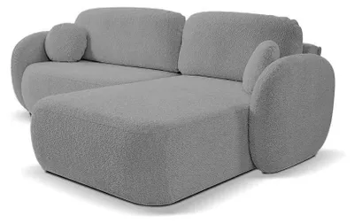 Produktbild von Ecksofa mit Schlaffunktion und Bettkasten Olemo rechts Mondgraphit