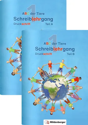 Produktbild von ABC der Tiere 1 - Schreiblehrgang Druckschrift, Teil A und B