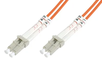 Immagine prodotto di Cavo patch in fibra ottica DIGITUS, LC duplex - LC duplex, OM2, 5,0 m