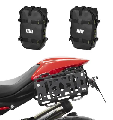 Immagine prodotto di Supporti laterali ZIEGER con borsa da paraurti SCHNORR, coppia, compatibili con Ducati Monster