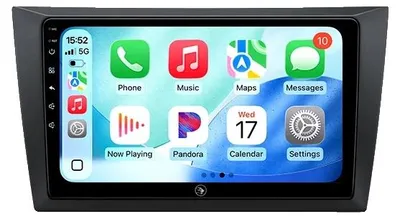 Obrázek produktu pro Multimediální přehrávač do auta, dotyková obrazovka, kompatibilita se smartphony, bezdrátové připojení, kompatibilní s modelem 6 MK6 GTI, A4 2G, 64 GB