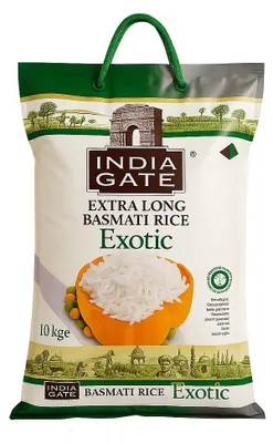 Zdjęcie produktu dla Ryż basmati extra long India Gate Exotic 10 kg – super długie ziarna sypki