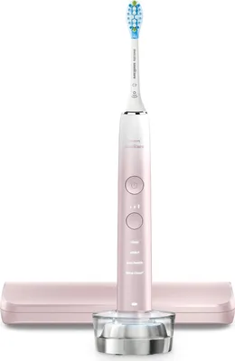 Produktbild von Philips Sonicare DiamondClean 9000 HX9911/84 Elektrische Schallzahnbürste – Special Edition - Erwachsener - Schallzahnbürste - Tägliche Pflege - Tiefenreinigung - Zahnfleischpflege - Whitening - Pink - Weiß - Pink - Oval