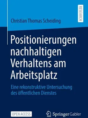 Obrázek produktu pro Positionierungen nachhaltigen Verhaltens am Arbeitsplatz