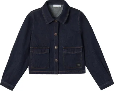 Produktbild von NAME IT Jacke Denim Fly-Away Kragen Druckknopf Größe: