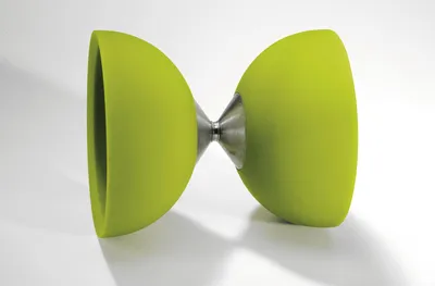 Produktbild von Eureka Diabolo Spielzeug Gummi grün - Acrobat 105 Caoutchouc