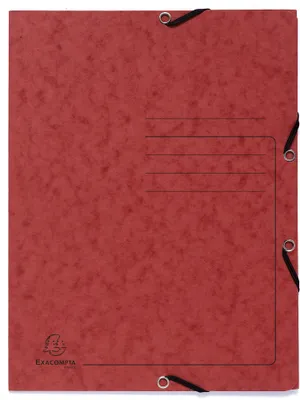 Produktbild von Exacompta 55405E, Zeichenmappe, A4, Pressspan, Rot, Porträt, 250 Blätter