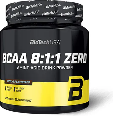 Image de BCAA - Biotech USA - BCAA 8:1:1 ZERO (250G) - Saveur Cola