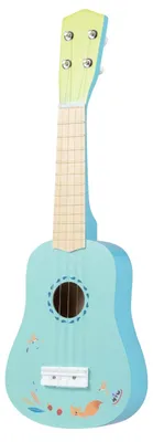 Image de Ukulélé pour enfants de 53 cm, corps en tilleul à 4 cordes, bleu clair
