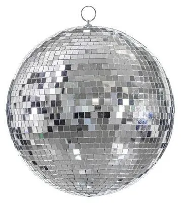Zdjęcie produktu dla PartyDeco KDS1-30, Lustro, Zewnętrzna, Srebrny, 30 cm