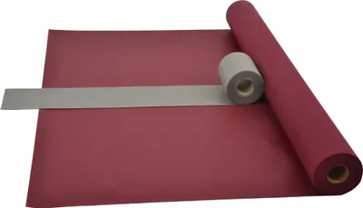 Produktbild von Sensalux Kombi-Set 1 Tischdeckenrolle 1m x 25m bordeaux + Tischläufer 15cm grau