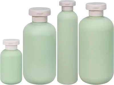 Produktbild von Reisefläschchen (100/200/260/300 ml) mit auslaufsicherem, quetschbarem Verschluss, für Cremes, Lotionen oder Shampoos