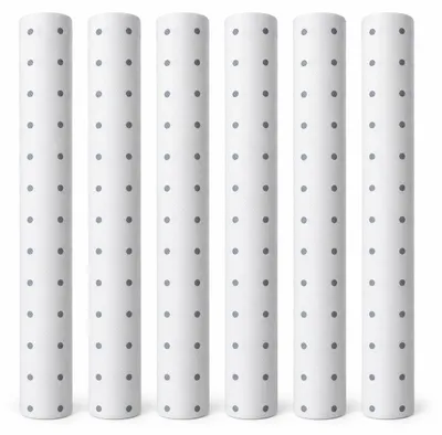 Produktbild von 3-IN-1 ROLL Tischläufer und Tischsets Airlaid – Punkte – 40 x 480 cm – 6 Stück
