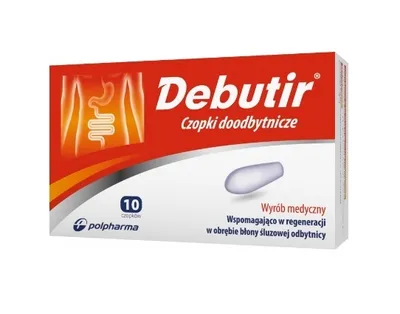 Produktbild von Debutir Rektalzäpfchen - 10 Stück