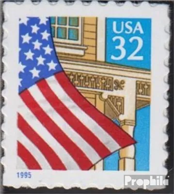 Produktbild von Briefmarken USA 1995 Mi 2552II BA (kompl.Ausg.) postfrisch Flagge