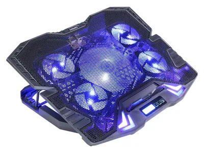 Obrázek produktu pro EVOLVEO Ania 5, chladicí podstavec pro notebook, modré podsvícení