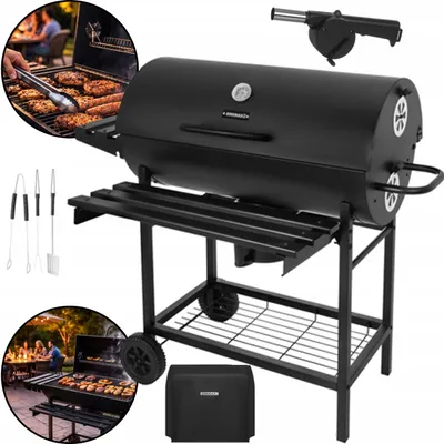 Produktbild von Gartengrill mit Deckel 108 x 67 x 96 cm Kaminer