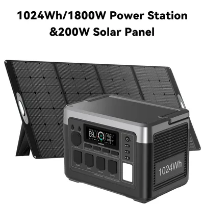 Obrázek produktu pro Solární panelová stanice - Přenosná elektrárna - Solární generátor - Nouzové napájecí zdroj - Solární elektrárna