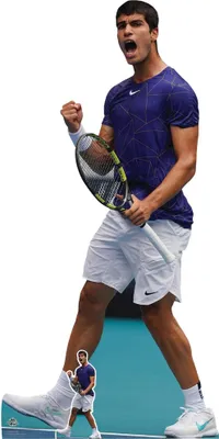 Produktbild von Tennis Pappaufsteller Carlos Alcaraz