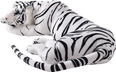 Produktbild von TE-Trend Kuscheltier Tiger 90cm XXL Plüschtier Stofftiger Raubkatze liegend