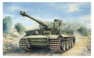 Produktbild von Italeri Tiger I Ausf. E/H1, Tank model, Montagesatz, 1:35, Tiger I Ausf. E/H1, Unisex, Kunststoff