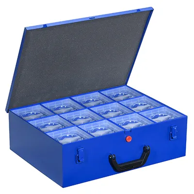 Produktbild von allit Metall-Kleinteilekoffer EuroPlus Pro M 44XH-12L blau