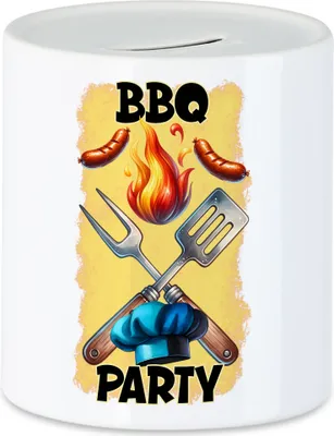 Produktbild von BBQ Party Grillen Grillmeister lustiges Grill Spruch Spardose